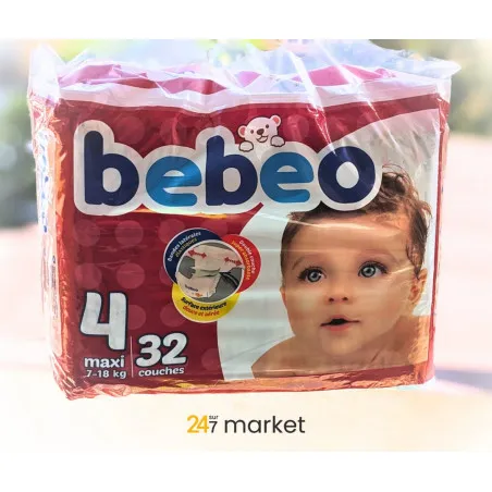 0VJ9-Couche Bebeo maxi, paquet de 32 pièces